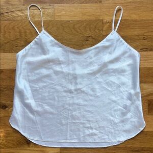 Calvin Klein White Satin Camisole
